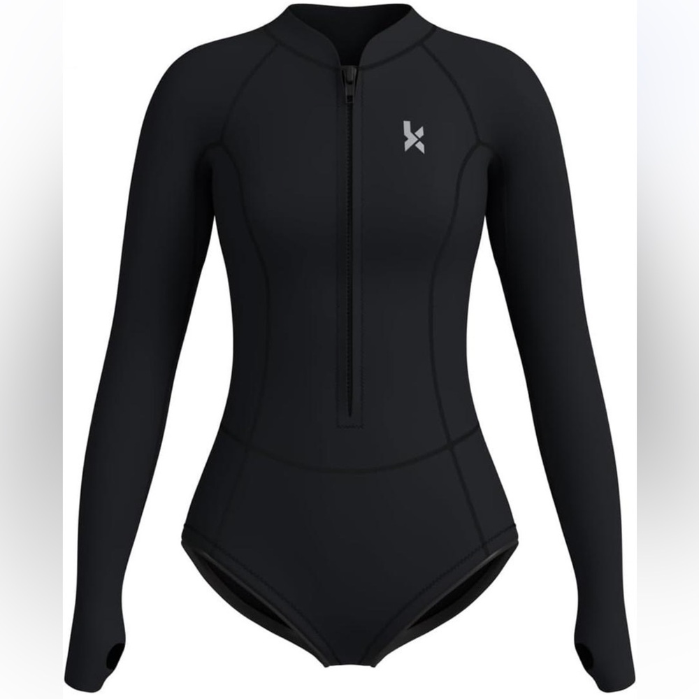 KMT Wetsuit for Women, Womens Long Sleeve Shorty Wet Suits 2mm Surf-wear